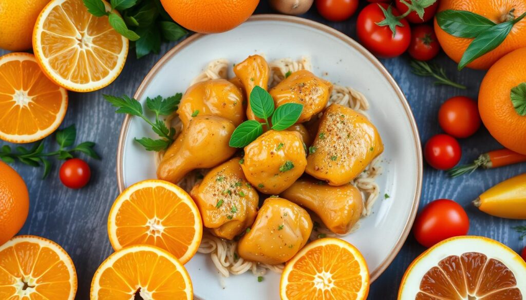 Nutritional benefits of orange chicken